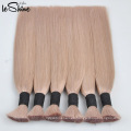 La mejor calidad Double Drawn Hair Bulk Full End